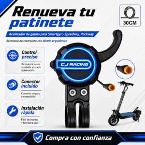 Acelerador de gatillo para Kamikaze K1, Smartgyro Speedway, Rockway – CJ Racing