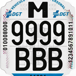 Placa Identificativa para Patinete Eléctrico
