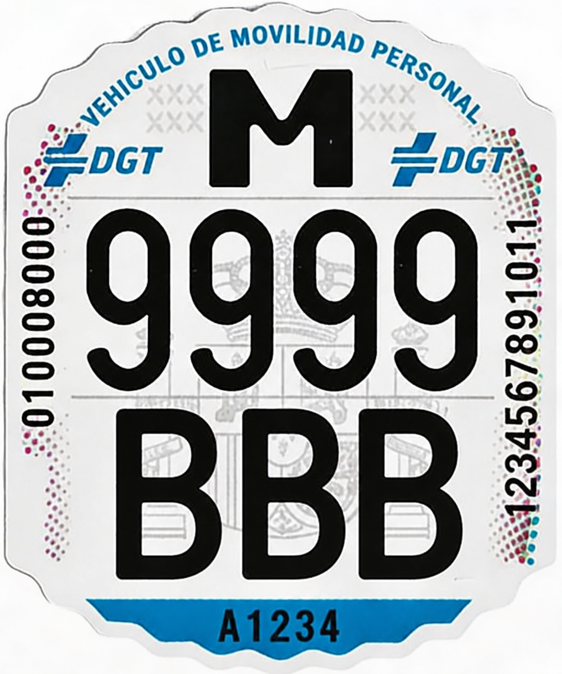 Placa Identificativa para Patinete Eléctrico
